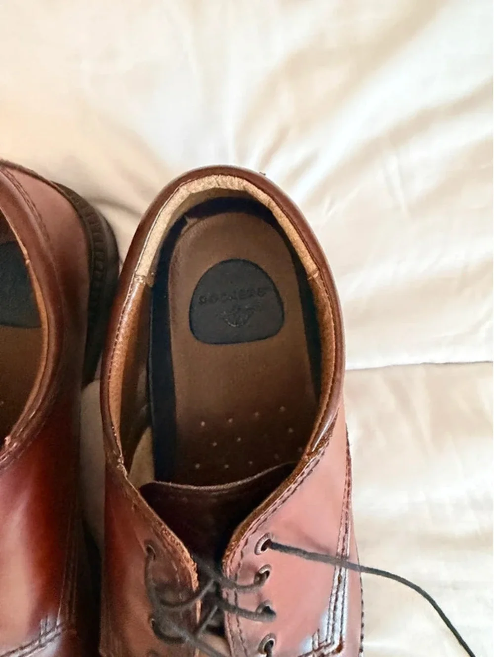 Dockers brown leather lace up oxford shoes #formal #dress